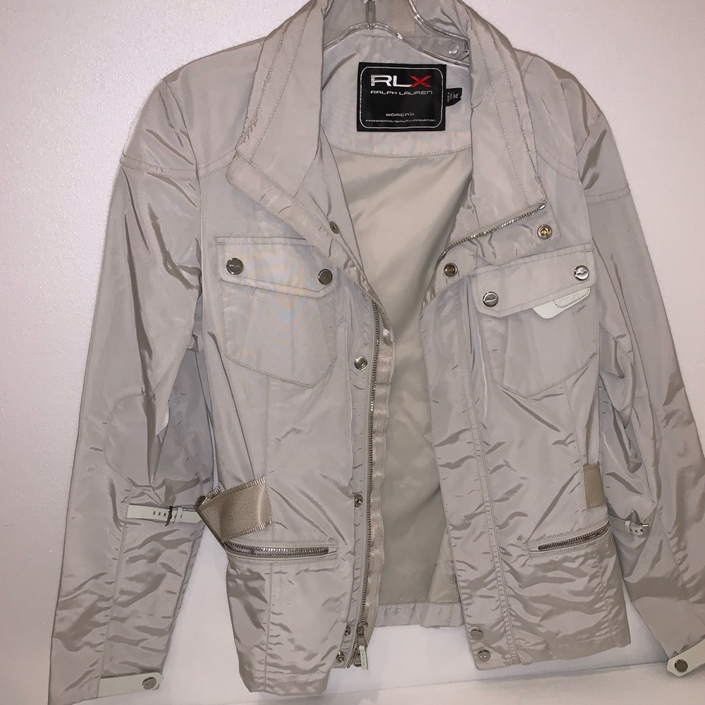Ralph Lauren Ivory Cargo jacket medium womens